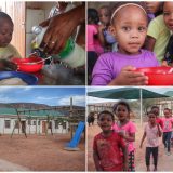 Kindergarten Elnatan - Calitzdorp  South Africa
Birthday  of the 2 Orphans Nikki Wee  and 
Lindie Wee