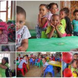 Kindergarten Elnatan - Calitzdorp  South Africa
Birthday  of the 2 Orphans Nikki Wee  and 
Lindie Wee