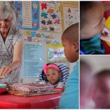 Kindergarten Elnatan - Calitzdorp  South Africa
Birthday  of the 2 Orphans Nikki Wee  and 
Lindie Wee